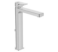 Ideal Standard Edge mitigeur lavabo A7113AA avec garniture de vidage , avec base étendue, BlueStart, chromé