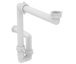 Ideal Standard EE230339 Siphon à bouteille pour lavabo de salle de bain et tuyau d'évacuation (pour une utilisation avec meubles de lavabo) Blanc