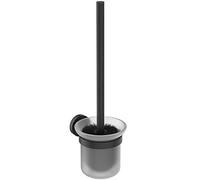 Ideal Standard Ensemble Brosse WC et Support pour Cuvette Toilette Noir mat Suspendu IOM Fixation Murale A9119AA