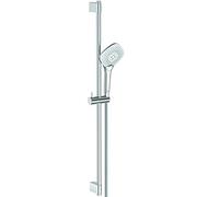 Ideal Standard Ensemble de douche Idealrain Evo Jet Barre de douche 900mm Douchette 3 jets Forme Diamant Finition Chrome B1764AA