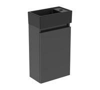 Ideal Standard Eurovit Plus meuble lave-mains paquet R0578TI Gris laqué brillant, 37x21x67cm, trou à droite