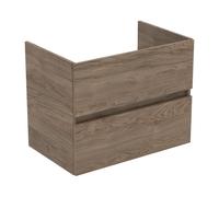 Ideal Standard Eurovit + meuble sous-vasque R0261Y9, 700x440x550mm noyer flammé, 2 coulissants
