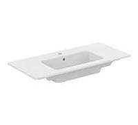 Ideal Standard Eurovit meuble vasque T531701 2000 trou pour robinetterie, avec trop-plein, 101,5 x 46,5 x 17,5 cm, blanc