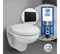 Ideal Standard Eurovit Pack complet cuvette suspendue et bâti-support neeos,, V390601+16791WH#SET,