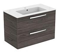 Ideal Standard Eurovit Plus ensemble de meubles lavabo K2978LG avec meuble bas décor gris lave, 81,5x45x56,5cm