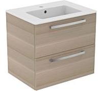 Ideal Standard Eurovit Plus ensemble de meubles lavabo K2979OS avec meuble bas, décor chêne clair, 61x56,5x45cm