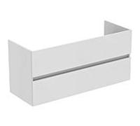 Ideal Standard Eurovit Plus pack meuble lavabo R0576WG laqué brillant blanc , 121,5x45,5x56,5cm, trou de robinetterie 2000 chacun