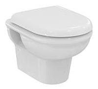 Ideal Standard Exacto mur WC paquet R002601 36x48,5x40,5cm, sans rebord de chasse d'eau, blanc