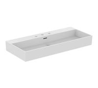 Ideal Standard Extra lavabo, 3 trous pour robinet, avec trop-plein, 1015x450x150 mm, R055101, Couleur: Blanc