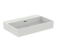Ideal Standard Extra lavabo, sans trou pour robinet, avec trop-plein, 700x450x150 mm, T3893MA, Couleur: Blanc avec Idéal Plus