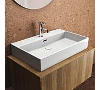 Ideal Standard Extra lavabo T372801 avec trou pour robinetterie, avec trop-plein, 700 x 450 x 150 mm, blanc