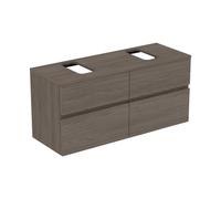 Ideal Standard Finesse Meuble avec plan de toilette l: 120,2 H: 55,8 P: 44 cm, 4 tiroirs, E3480UR,