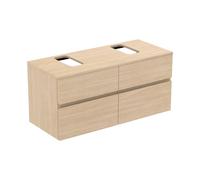 Ideal Standard Finesse Meuble avec plan de toilette l: 120,2 H: 55,8 P: 50,5 cm, 4 tiroirs, E3506US,