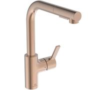 Ideal Standard Gusto robinet de cuisine BD420J4 coucher de soleil rose, avec bec flexible et douchette extractible 2 fonctions