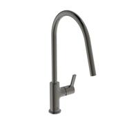 Ideal Standard Mitigeur de cuisine Gusto BD408A5 Bec haut pivotant à 360° Gris magnétique