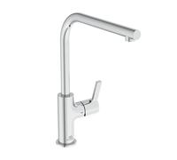 Ideal Standard Robinet de cuisine Gusto BD418AA chromé , avec bec tubulaire