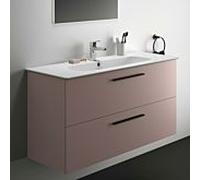 Ideal Standard i.life A K8748NH 124x46x64,5cm, trou pour 2000 , poignée noir mat, grège mat