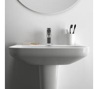 Ideal Standard Lavabo i.life A T451001 65×48×18 cm, trou robinetterie et trop-plein, blanc