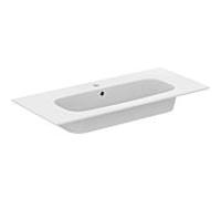 Ideal Standard i.life A - Möbelpaket Waschtisch 1000mm und Unterbau mit schwarzem Griff greige matt