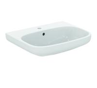 Ideal Standard i.life A lavabo T451101 avec trou pour robinetterie, avec trop-plein, 60 x 48 x 18 cm, blanc