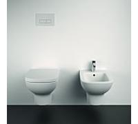 Ideal Standard i.life A mur Bidet T452401 raccord ouvert, avec trou pour robinetterie et trop-plein, blanc