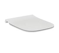 Ideal Standard i.life B Abattant WC, design fin angulaire - Blanc (Alpin)