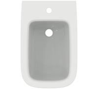 Ideal Standard i.life B Bidet suspendu, 1 trou pour robinet, 355mm, avec trop-plein, T461501, Couleur: Blanc