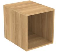 Ideal Standard i.life B Elément latéral, combinable avec lavabo pour meuble, 1 compartiment, 400x505x440mm, T5268NX, Couleur: Chêne Nature