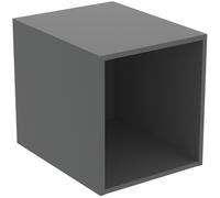 Ideal Standard i.life B Elément latéral, combinable avec lavabo pour meuble, 1 compartiment, 400x505x440mm, T5268NG, Couleur: gris quartz