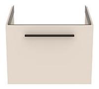 Ideal Standard i.life B meuble double vasque T5269NF 1 tiroir, 60 x 50,5 x 44 cm, beige sable mat