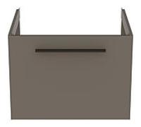 Ideal Standard i.life B meuble double vasque T5269NG 1 tiroir, 60 x 50,5 x 44 cm, gris quartz mat