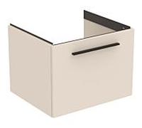 Ideal Standard i.life B meuble double vasque T5269NV 1 tiroir, 60 x 50,5 x 44 cm, gris carbone mat