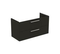 Ideal Standard i.life B meuble sous-vasque T5587NV 2 siphon extractible à droite, 1200x505x630 mm, gris carbone mat