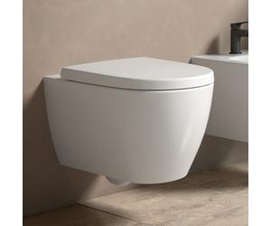 Ideal Standard i.Life O ensemble combi-pack avec abattant suspendue sans bride avec vortex blanc T572501