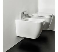 Ideal Standard – Bidet suspendu compact i.life S T459301 35,5x48x30 cm avec trop-plein Blanc