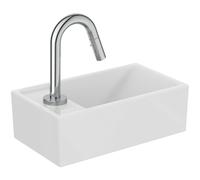 Ideal Standard i.life S Ensemble lavabo, lave-mains et robinet sur pied, chrome, E2134AA