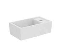 Ideal Standard i.Life S lave-mains E211201 banc de robinetterie à droite, trou de robinetterie 2000 , sans trop-plein, blanc , 37x21x12cm