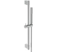 Ideal Standard Idealrain A7616AA Kit de douche crayon avec rail de 600 mm, tuyau de douche de 1,75 m et 1 pommeau de douche à motif de pulvérisation, chromé