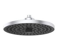 Ideal Standard Idealrain Alu+ Douche de tête, avec deux types de jet sélectionnables par rotation, douchette à effet pluie économe en eau avec buses EasyClean - Argent (260x91x260 mm)