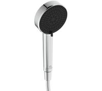 Ideal Standard Douchette Alu+ BD580AA, économique en eau, 2 jets, Ø 100 mm, chromée