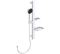 Ideal Standard – set de douche Idealrain BD586SI – 600 mm, 2 étagères, argent