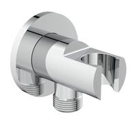 Ideal Standard Idealrain Ideal Standard raccordement mural Atelier BC807AA avec support de douche, UP G1 / 2, rond, chromé