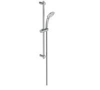 Ideal Standard B9508AA Idealrain M3 Smart asta doccia, doccetta a 3 funzioni diametro 10 cm Con sistema anticalcare, cromato Barre de défilement réglable 3 Jets, Chrome