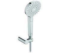 Ideal Standard Idealrain EVO Round Ensemble de douche avec douchette de 110 mm de diamètre, flexible et support mural Chromé B2239AA