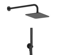 Ideal Standard - Idealrain, kit de douche 5 pièces, ensemble d'accessoires de douche de salle de bain, noir soie