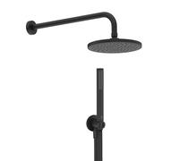 Ideal Standard - Idealrain, Kit de douche léger, Mini ensemble de composants de douche ronde, Noir Soie