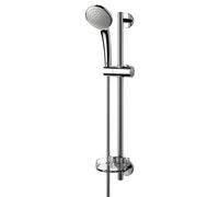 Ideal Standard Idealrain Set de douche avec barre et tablette, 1 jet, B9412AA,