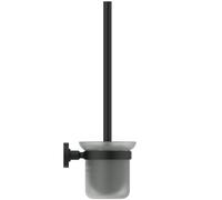 Ideal Standard IOM balai de WC avec support, A9119XG, Couleur: Silk Black