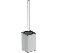 Ideal Standard IOM Cube balai de WC avec support, insert plastique, sans couvercle, chrome, E2195AA