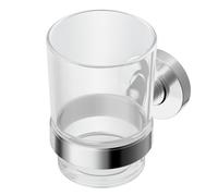 Ideal Standard IOM porte-verre A9121AA chrome, verre cristal transparent
